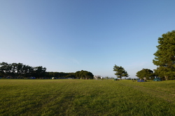 潮岬望楼の芝生キャンプ場